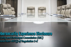 Cybersecurity experience disclosure