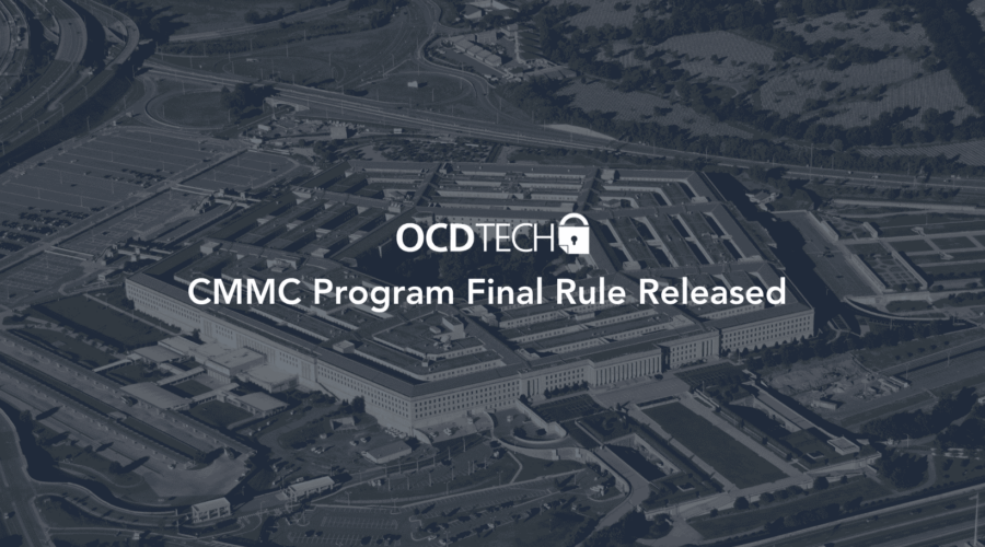 CMMC Program Final Rule Released